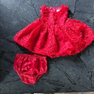 Cat & Jack Red Satin Diaper Cover Accessories